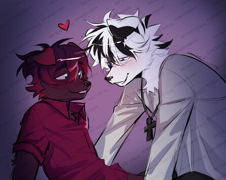 2 Half Body Sketch w/ Color & Shade