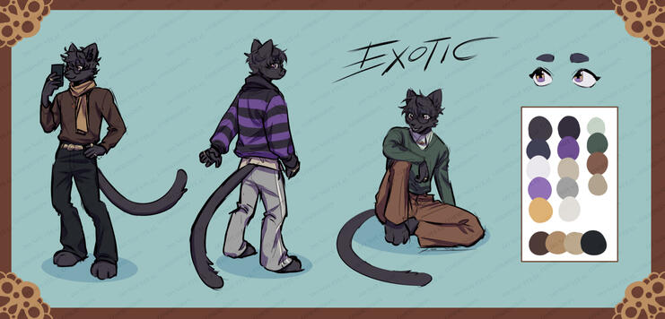 Reference Sheet (Sketch w/ Color and Shade ver.)