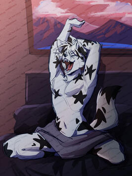 Half Body Sketch w/ Color & Shade + Simple BG