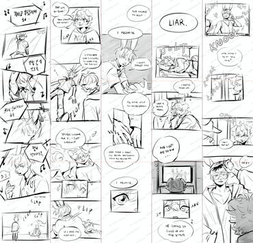 Sketch Comic Page